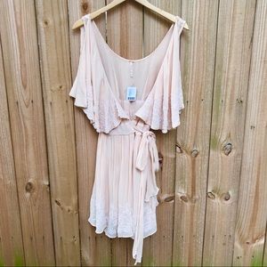 Free People wrap dress NWT